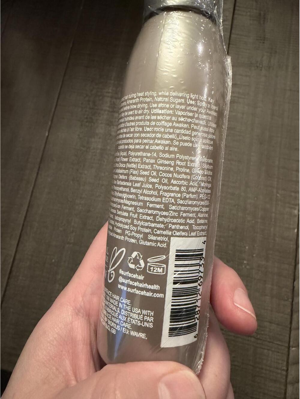 Surface Awaken Thickening Spray (Heat Protectant) - Picture 3 of 4